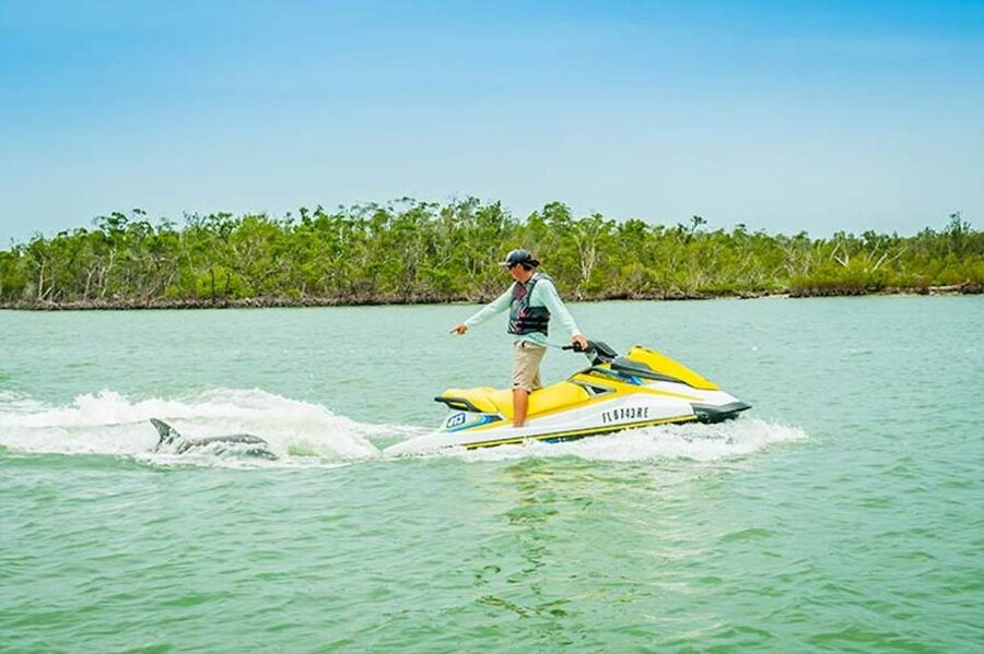 Marco Island: Ten Thousand Island Jet Ski Guided Tour - Following the guide through the mangrove maze