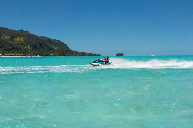 Medium Magical Combo in Moorea of 2 hours of Jetski and 3h30 of Quad - Changing from quad to jet ski at Opunohu Bay