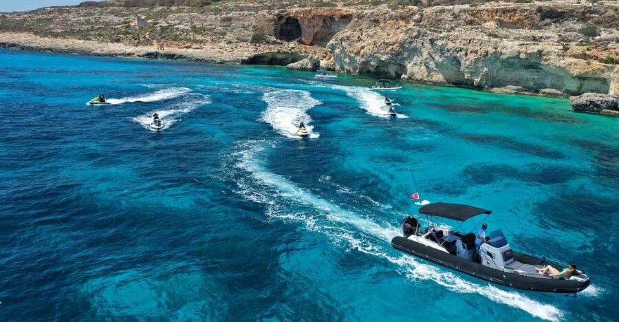 Mellieha: Comino & Blue Lagoon Jet Ski Safari Tour - Safety, guides, and the small-group feel