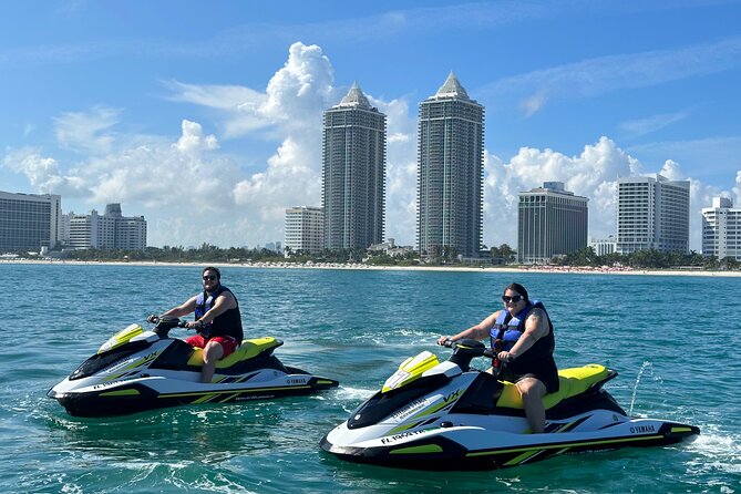 Miami Beach Jet Ski Rental with No Hidden Fees - Thirty Minutes or One Hour on the Water