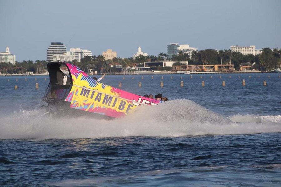 Miami: Biscayne Bay Jet Ski Rental & Free Boat Ride - Miami skyline views from the water