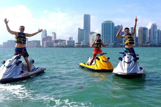 Miami Biscayne Bay Jet Ski Tour - Getting ready for the jet ski