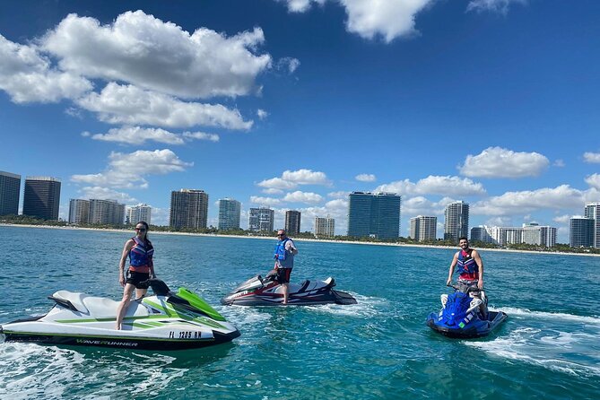 Miami Jet Ski Adventure + Complimentary Boat Ride - Leaving Miami by boat for Biscayne Bay