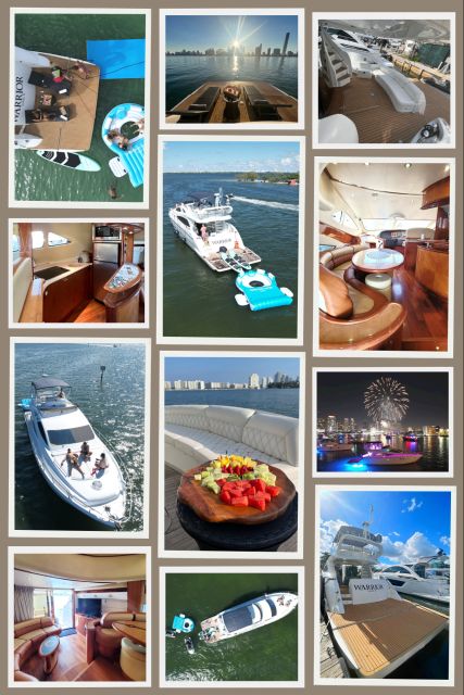 Miami Yacht Rental with Jetski, paddleboards, Inflatables - Is $1,500 a fair price for your group?