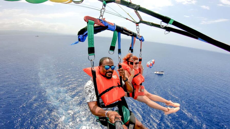 Montego Bay: Parasailing and Jet Ski Combo with Pickup - Thirty minutes on a Montego Bay jet ski