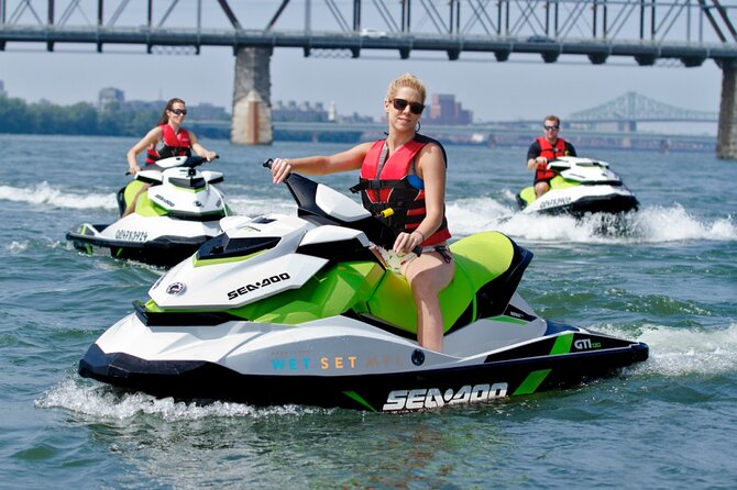 MONTREAL Jet Ski Sunset tour - Setting out from Montreal’s ferry dock