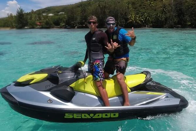 Moorea Solo or Twin 2 hours Jet Ski Tour - Cook’s Bay, with time to look up at Moorea