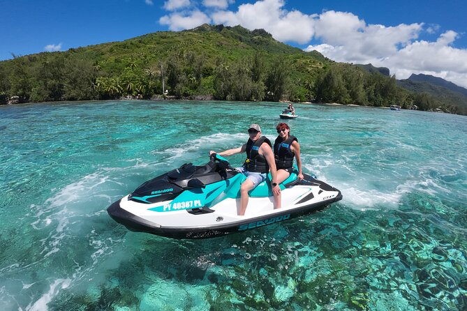 Moorea Solo or Twin Island Tour Jet Ski 4 hours - Starting with transport from Papeete or the port