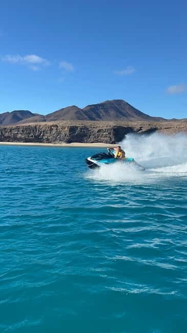 Morro Jable: Guided Jet Ski Safari (without license) - What is included, and what costs extra
