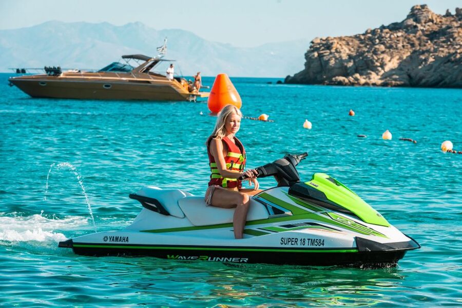 Mykonos: Super Paradise Beach Jet Ski, Canoe, & SUP Rental - How Much Value Do You Get for $22.58?