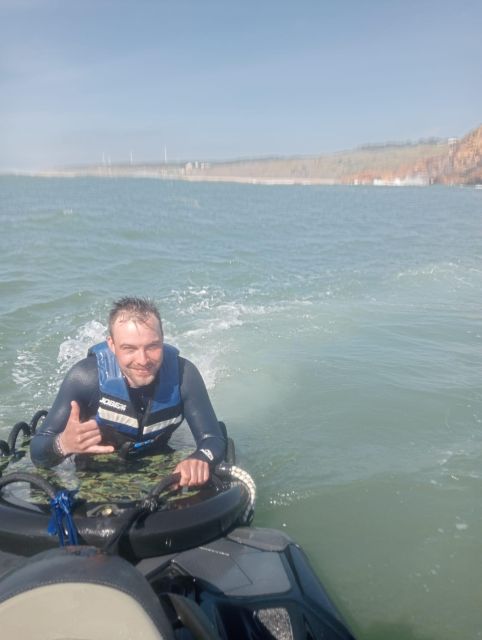 Nazaré: Experience Big Waves Zone on Jet Ski with Sled - Starting at the glass-fronted Water Fun Warehouse