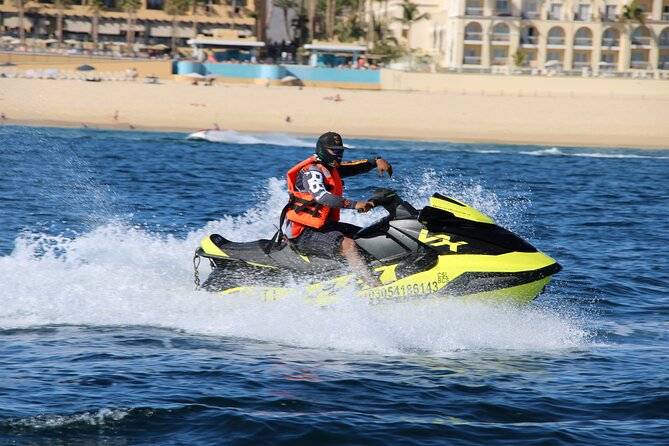 New Jetski Adventure in Cabo San Lucas Bay with Hotel Pickup 1hr - What one hour on the bay really gives you