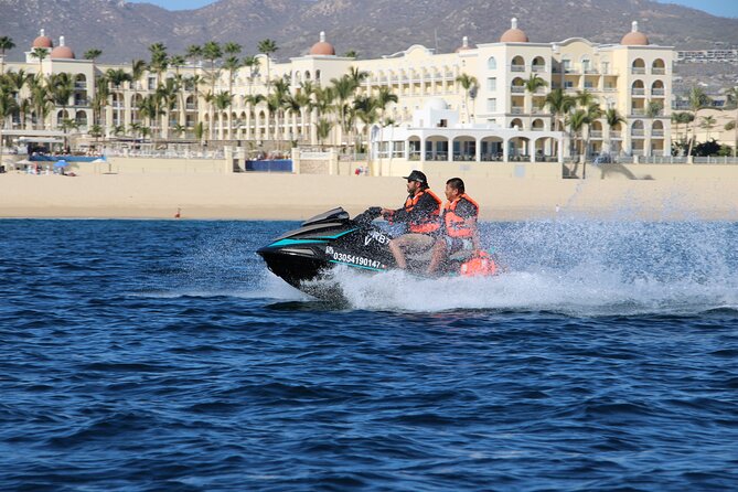 New Jetski Adventure in Cabo San Lucas Bay with Hotel Pickup 1hr - What is included, and what will cost extra