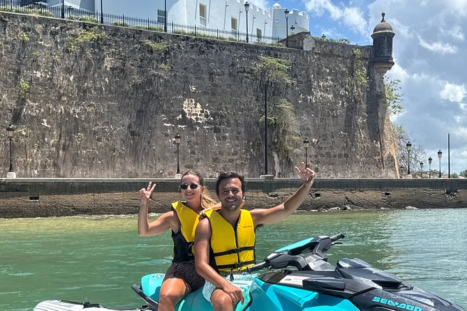 Old San Juan Jet Ski Tour Experience - Paseo de la Princesa from the water
