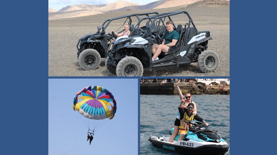PACK TRIO Buggy, Jet Ski, and Parasailing Adventure - Starting at Playa Chica
