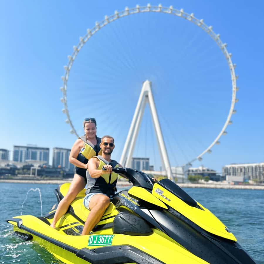 Palm Jumeirah Tour: 90-Minute Jet Ski Adventure in Dubai - The safety briefing comes before the fun