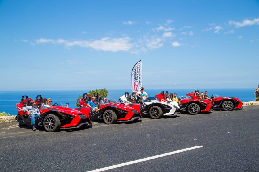 Peguera: Racing Car Drive and Jet Ski Combo Tour - Following the coast from Peguera toward Palma