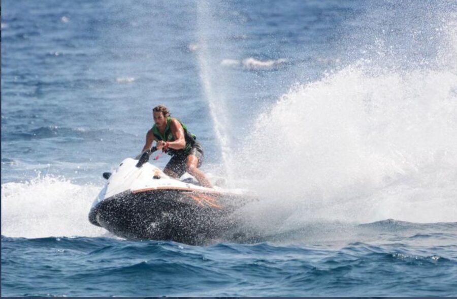 Perivolos: Private South Coast Discovery on a Jet Ski - Kambia and White Beach along the rugged coast