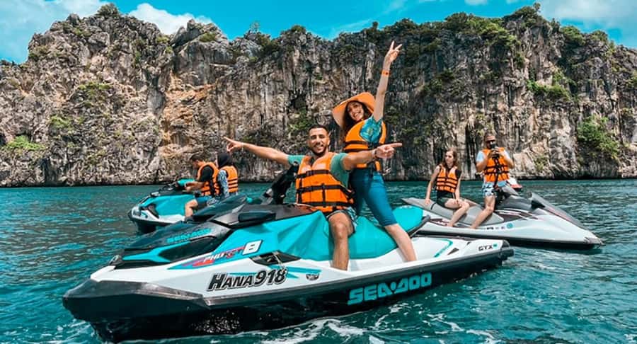 Phuket: Jet Ski Tour to 6 Islands with Lunch & Transfers - What the $238 price includes