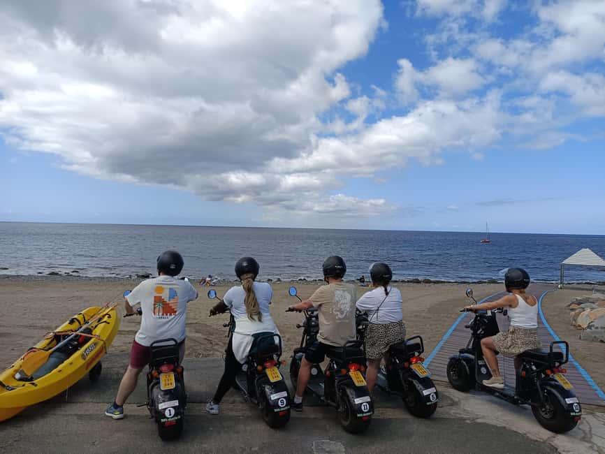 Playa Ingles:Rent e-Scooter 3 hour+Option Combo Rent Jet Ski - Why an e-scooter works well in southern Gran Canaria