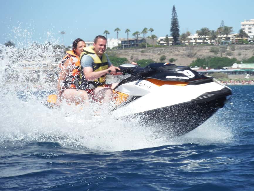 Playa Ingles:Rent e-Scooter 3 hour+Option Combo Rent Jet Ski - Playa del Ingles and the optional jet ski