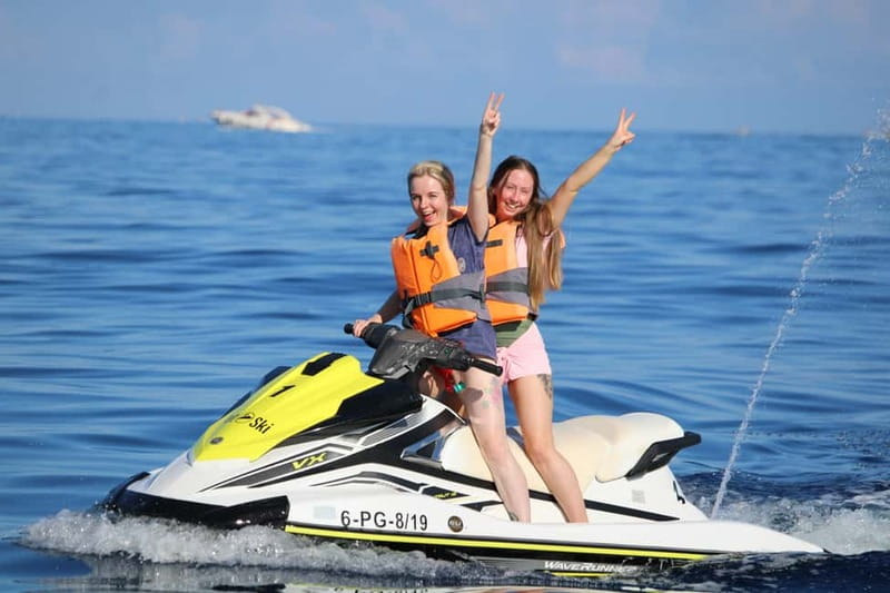 Puerto Colón: Tenerife Coast Jet Ski Tour with Photos - From Puerto Colón to the open sea