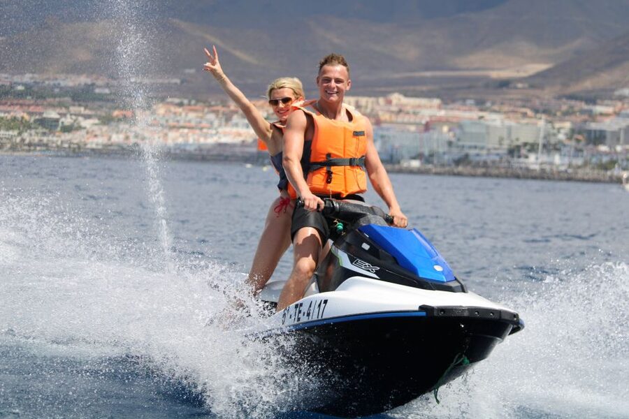 Puerto Colón: Tenerife Coast Jet Ski Tour with Photos - Safety without taking the fun away