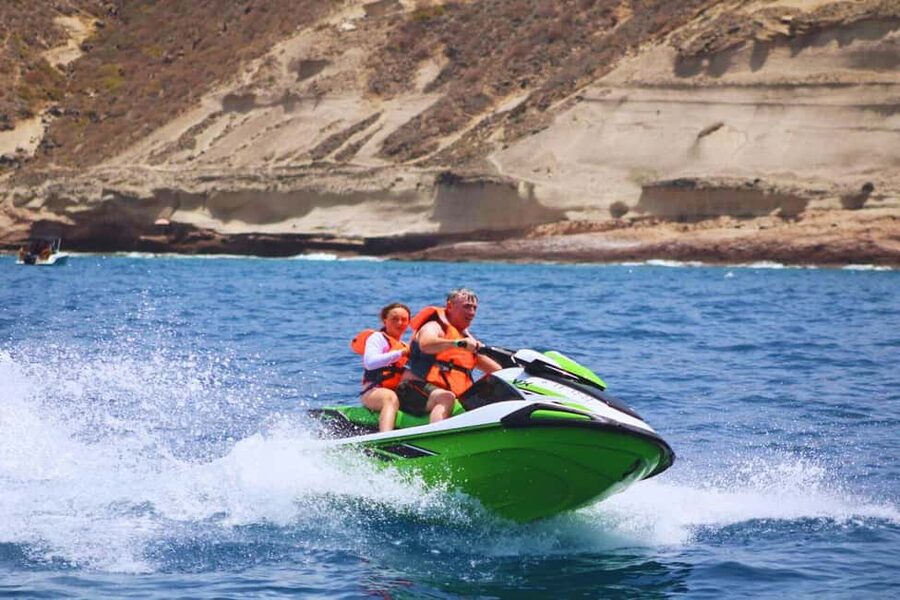 Puerto Colón: Yamaha Jet Ski Tour Along Tenerife's Coast - Beginner-friendly, but not tame