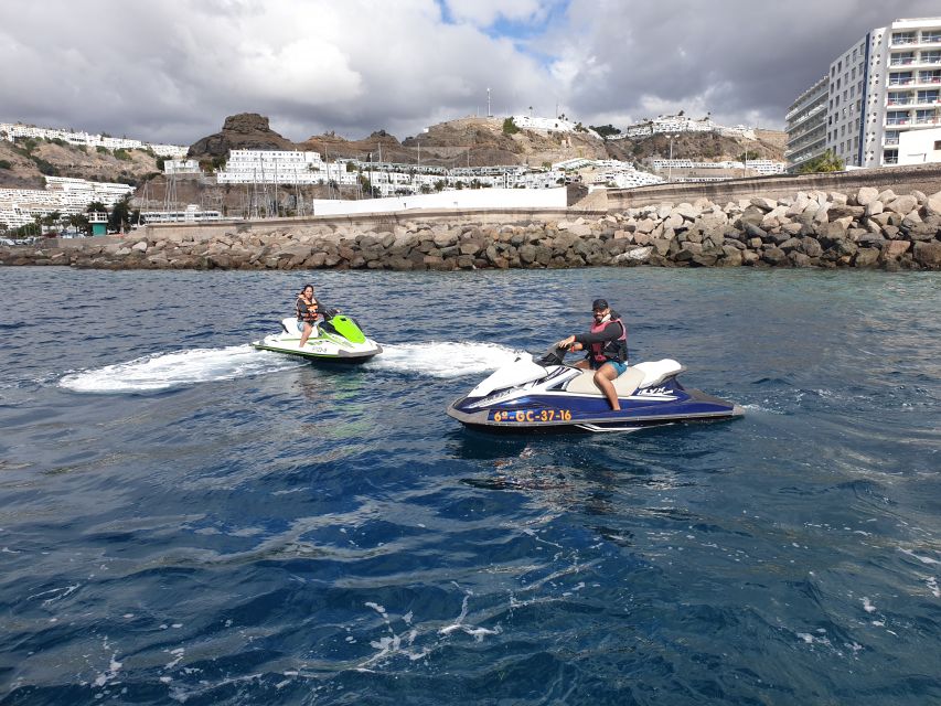 Puerto Rico de Gran Canaria: Jetski Tour - Leaving Puerto Base for the open sea