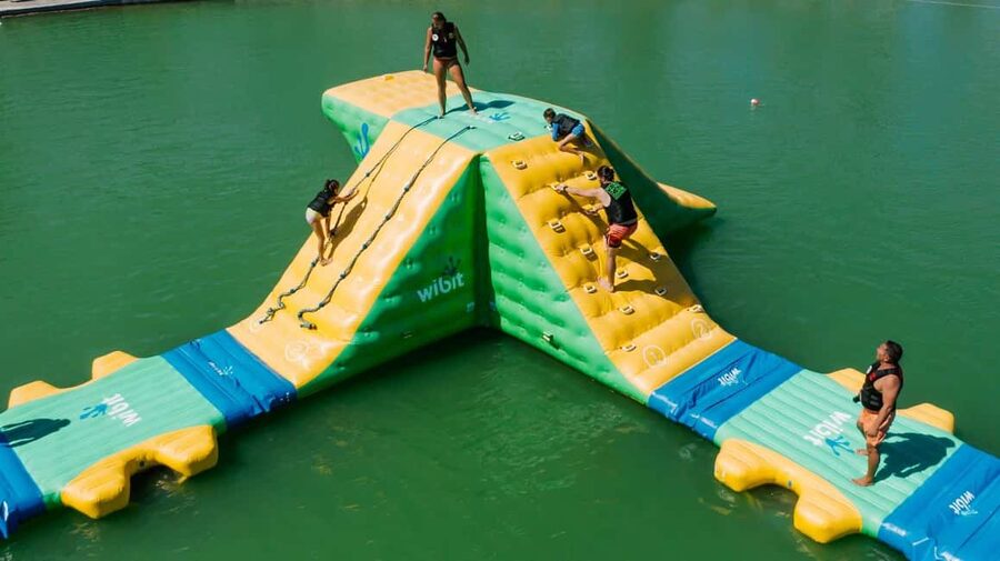 Punta Cana Aqua Karting, Buggy, Adventure Jet Ski and more - Floating obstacles, slides, and balance tests