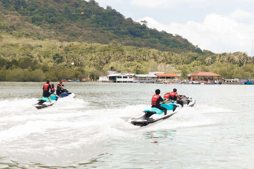 Ruby Package Jet Ski Tour Langkawi with Free Drone Video - Pregnant Maiden Lake and its island setting