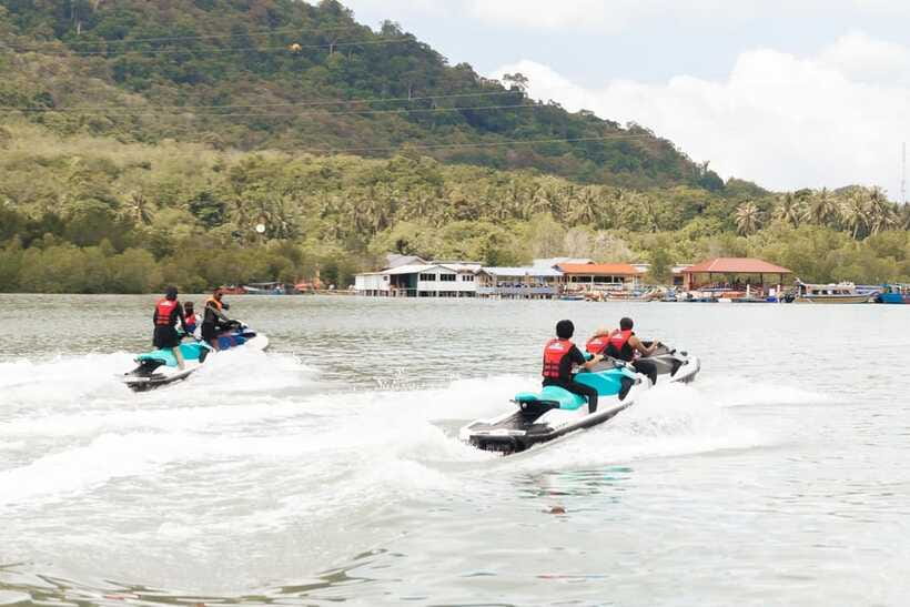 Ruby Package Jet Ski Tour Langkawi with Free Drone Video - Eagles, Eagle Square, and Tuba Island