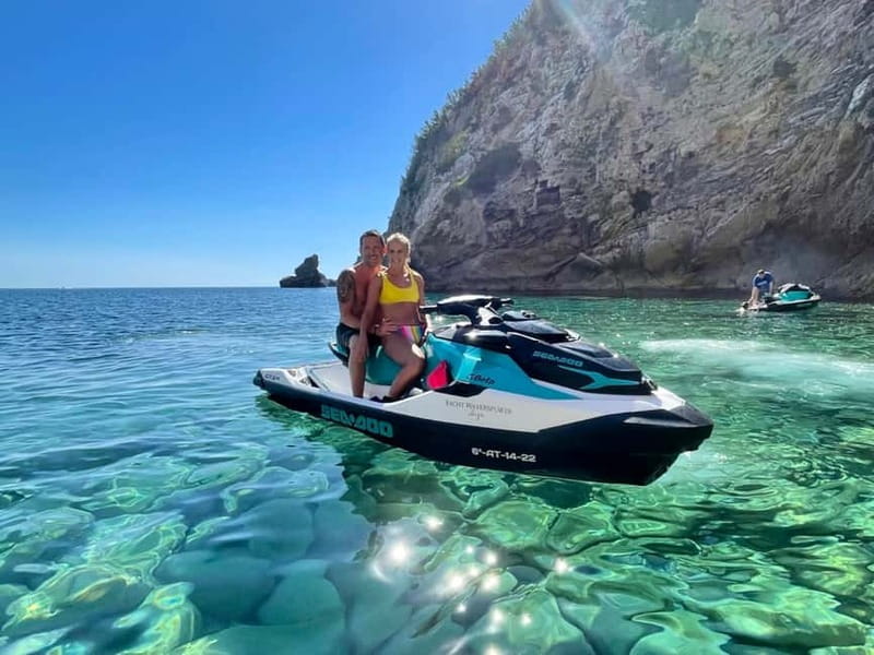 Santa Eulalia: Jet Ski Tour with Optional Dolphin Searching - Riding from Santa Eulalia along Ibiza’s eastern coast
