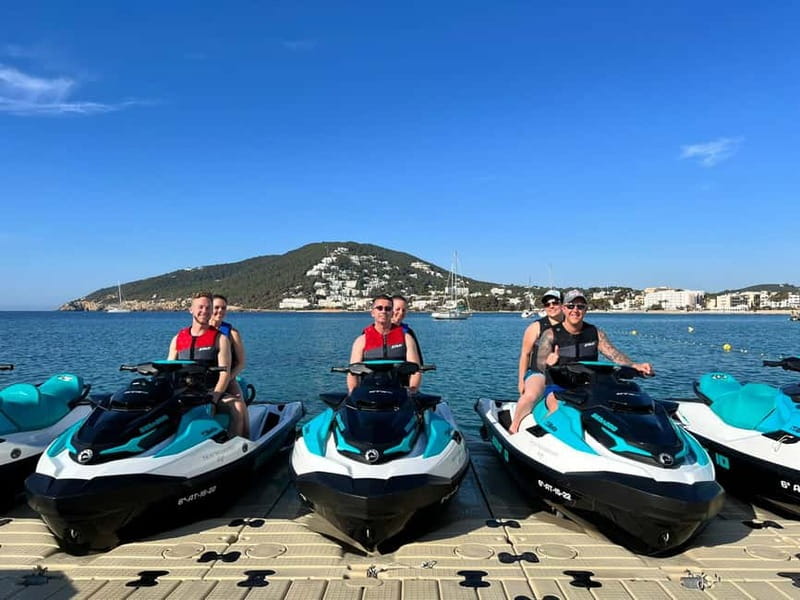 Santa Eulalia: Jet Ski Tour with Optional Dolphin Searching - The base has more value than a basic watersports kiosk
