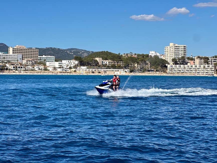 Santa Ponça: 30-Minute Jetski Ride - Following the route from Santa Ponça