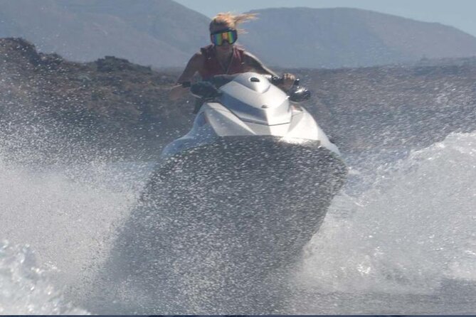 Santorini: Perivolos Beach Jet Ski Rental - The safety briefing comes first