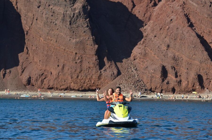 Santorini:Volcanic Beaches Cruise With Jet Ski - Who should book this Santorini jet ski tour