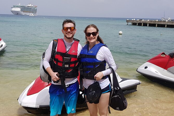 Self-Guided Waverunner Adventure for Single and Double riders - Snorkeling stops and tropical fish