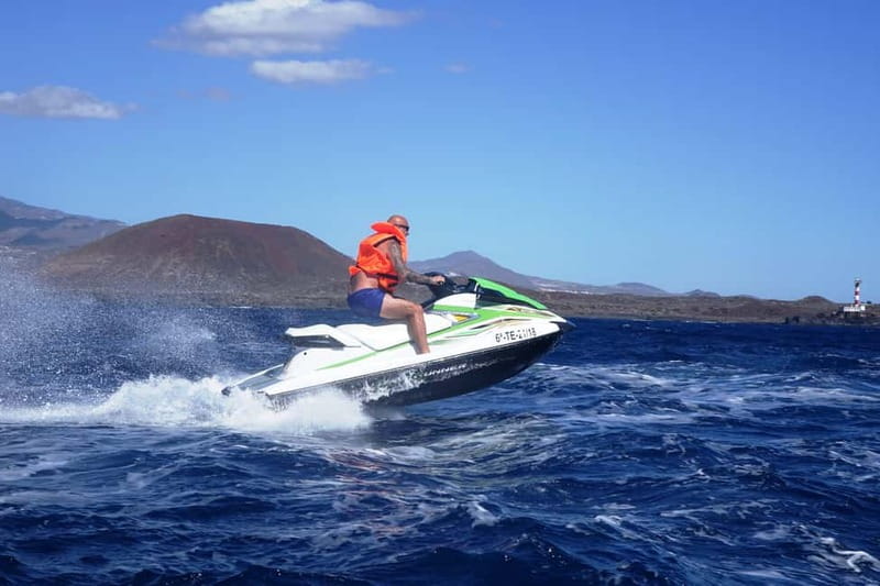 Single Jet Ski Ride with Pickup & Drop-off in Tenerife South - One hour of jet skiing from Las Galletas
