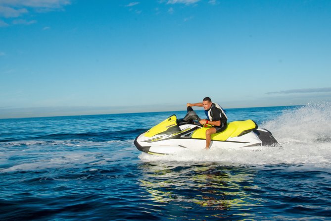 Single Jet Ski Safari 40 Minute Guided Tour of Tenerife - The safety briefing and boat transfer