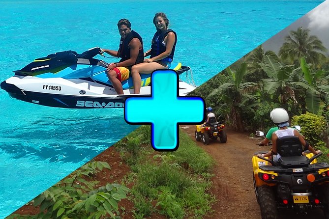 Small Combo 2h30 Quad + 1h Jetski - Belvedere Lookout and Moorea’s famous bays