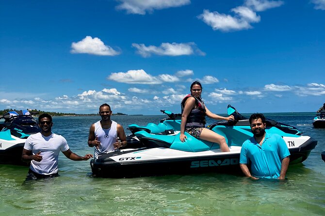 Smaller Groups = Better Experience! Key West Jet Ski Adventure - The sandbar pause is the tour’s breathing space