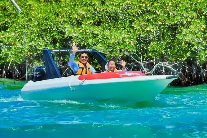 Speedboat across the Mangroves & Snorkel with Jet Ski Rental - Speedboats through Cancun’s mangroves
