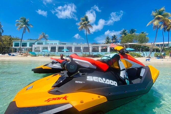 St Thomas Jet Ski Rental - One hour on the water from Compass Point Marina