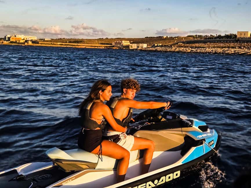 Sunset Jet Ski Tour Malta – Blue Lagoon, Caves & Comino - The Secret Sunset Stop and Viewpoint