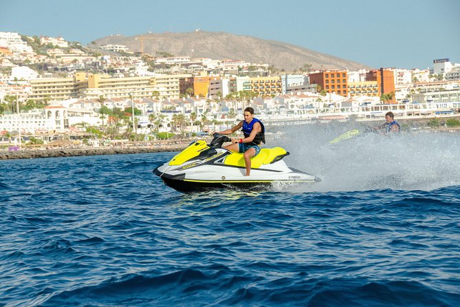 Tenerife 2.5 Hour Jet Ski Tour for Single Person - Learning the jet ski before the open-water run