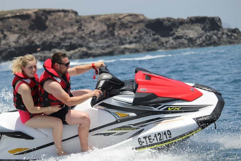 Tenerife: Combo Jet Ski & Quad Experience - The jet ski route from San Miguel