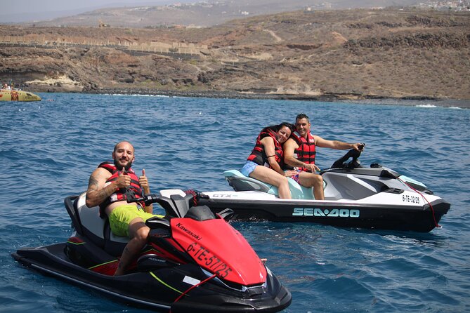 Tenerife Double Jet Ski Safari - Las Vistas Beach and the return ride