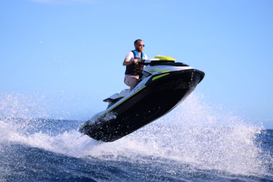 Tenerife: Jet Ski Guided Tour with Optional Photo Service - Reaching the open water by support boat