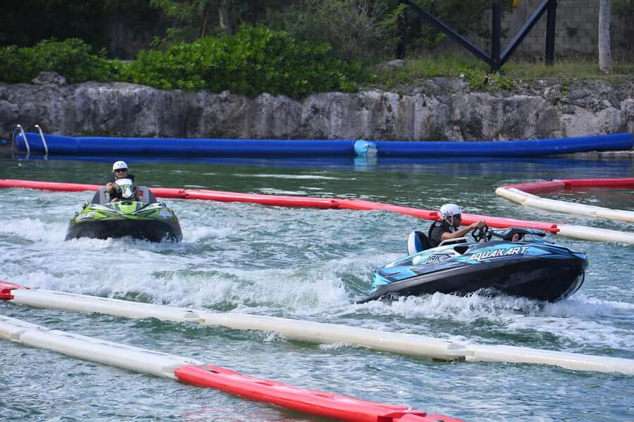 THE ONLY JET SKI TOUR IN PUNTA CANA - The buggy track adds dust after the water rides